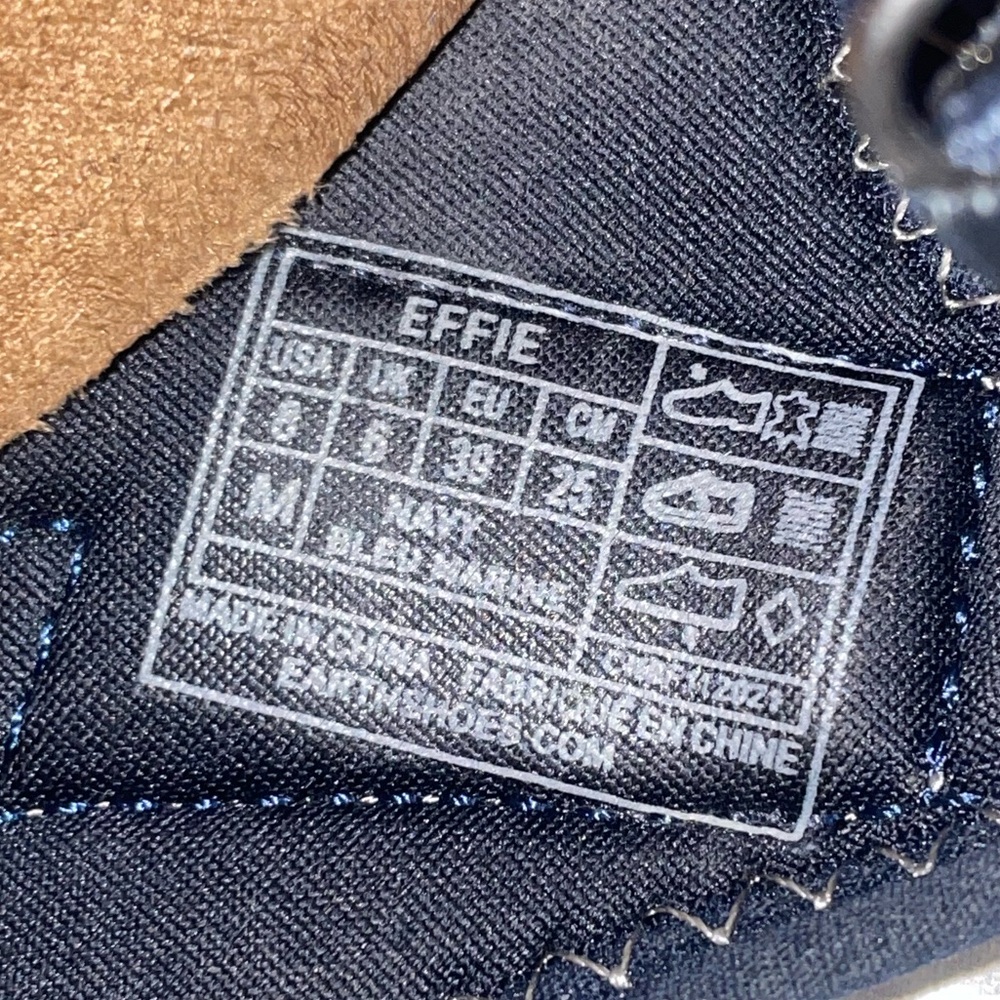 Earth Origins Effie Suede Dark Blue Size 8 - Picture 7 of 7